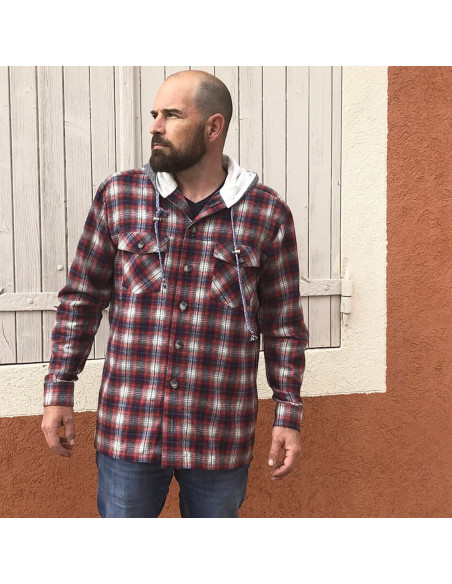Cranberry, Patron Homme Surchemise Ruben du XS au XXXL Super Bison