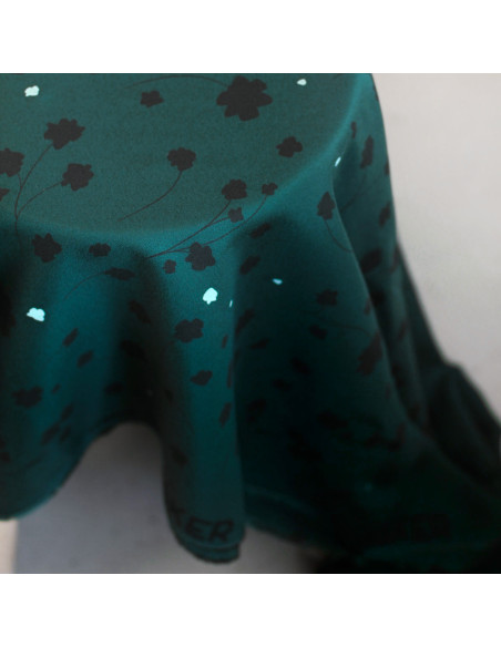 Cranberry, Crepe de viscose Leia Crepe Florette Bottle green Vert bouteille Mind the Maker