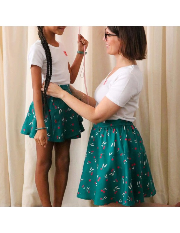 Patron pochette Femme, Jupe Bliss (du 34 au 48)