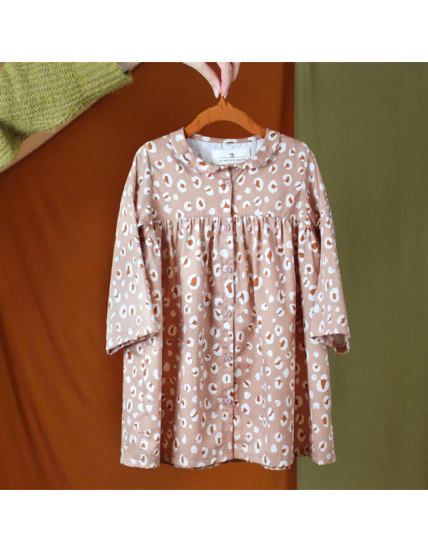 Cranberry, Satin de coton Leo tomette, La Maison Naive