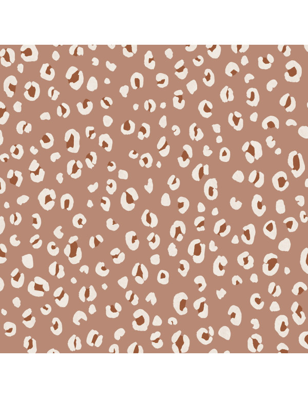 Cranberry, Satin de coton Leo tomette, La Maison Naive