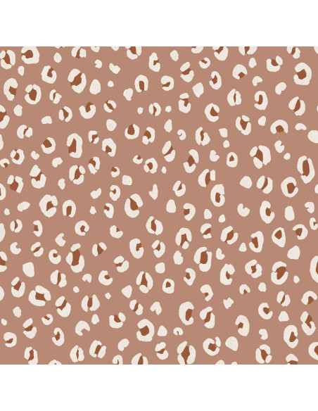 Cranberry, Satin de coton Leo tomette, La Maison Naive