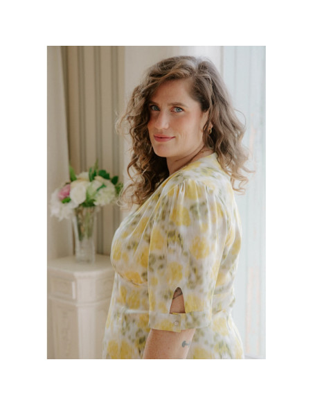 Cranberry, Patron pochette Femme Robe et blouse Rosalie du 34 au 52, Maison Fauve