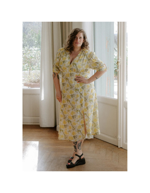 Cranberry, Patron pochette Femme Robe et blouse Rosalie du 34 au 52, Maison Fauve