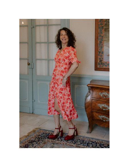 Cranberry, Patron pochette Femme Robe et blouse Rosalie du 34 au 52, Maison Fauve