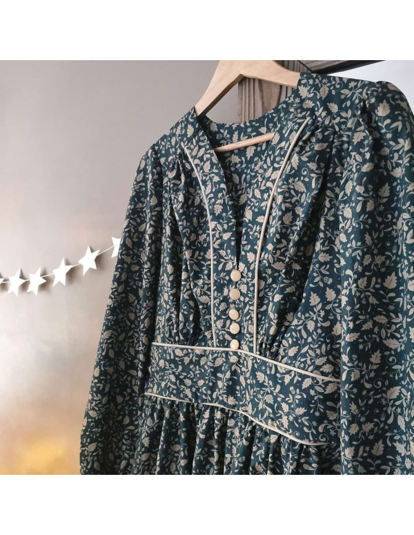 Cranberry, Tissu Batiste de coton biologique Princesse Atelier Rubael