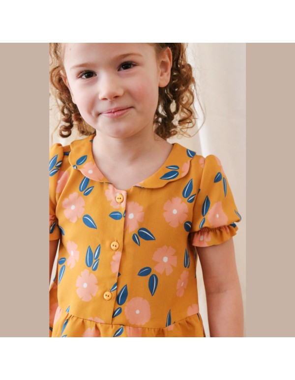 Cranberry, Patron Fille, Robe et Blouse Petite Comète (du 2 au 12 ans), Lise Tailor