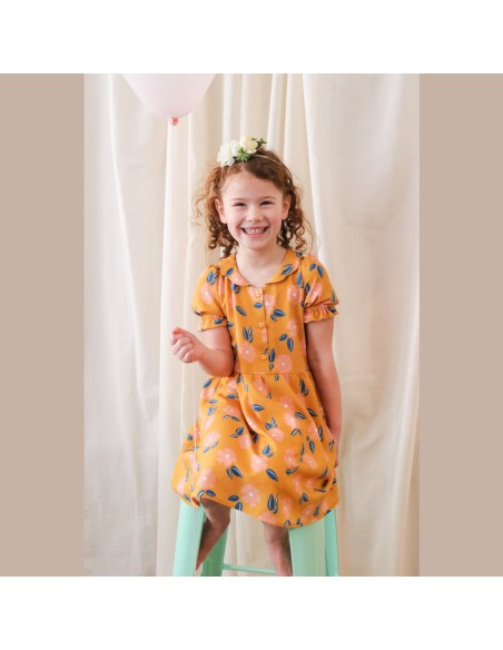 Cranberry, Patron Fille, Robe et Blouse Petite Comète (du 2 au 12 ans), Lise Tailor