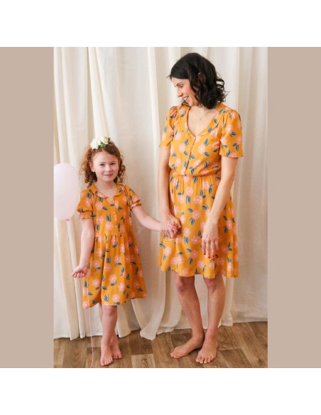 Cranberry, Patron Fille, Robe et Blouse Petite Comète (du 2 au 12 ans), Lise Tailor