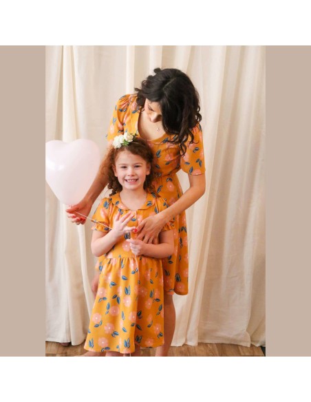Cranberry, Patron Fille, Robe et Blouse Petite Comète (du 2 au 12 ans), Lise Tailor