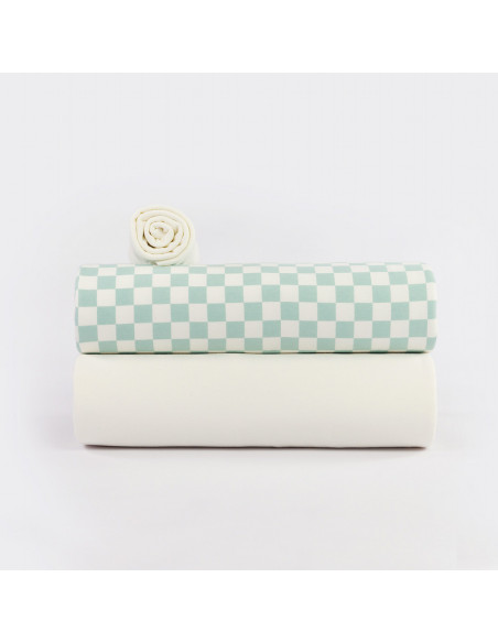 Cranberry, Bord cote de coton blanc casse See you At Six