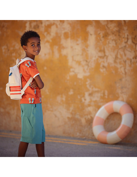 Cranberry, French Terry de coton vert turquoise poudre See you at six