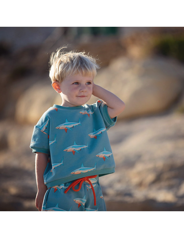 Cranberry, Bord cote de coton Turquoise poudre See you At Six