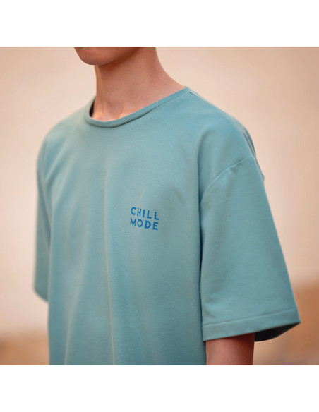 Cranberry, Bord cote de coton Turquoise poudre See you At Six