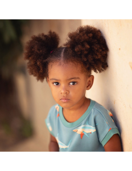 Cranberry, Bord cote de coton Turquoise poudre See you At Six