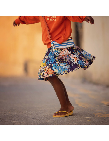 Cranberry, Gabardine de coton Summer Horizontals See you at six