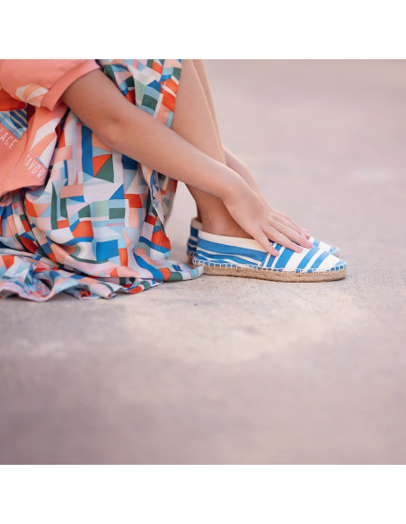 Cranberry, Gabardine de coton Summer Horizontals See you at six