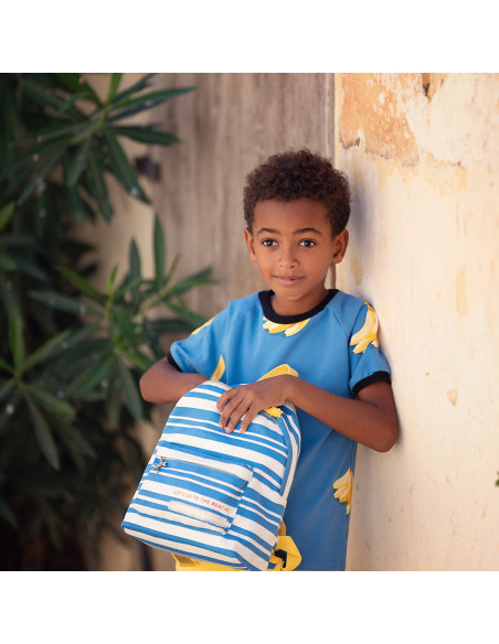 Cranberry, Gabardine de coton Summer Horizontals See you at six