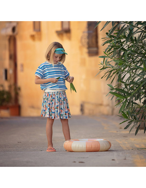 Cranberry, Satin de viscose Cubistics See you at six