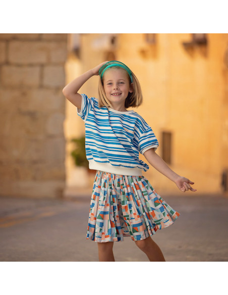 Cranberry, Satin de viscose Cubistics See you at six