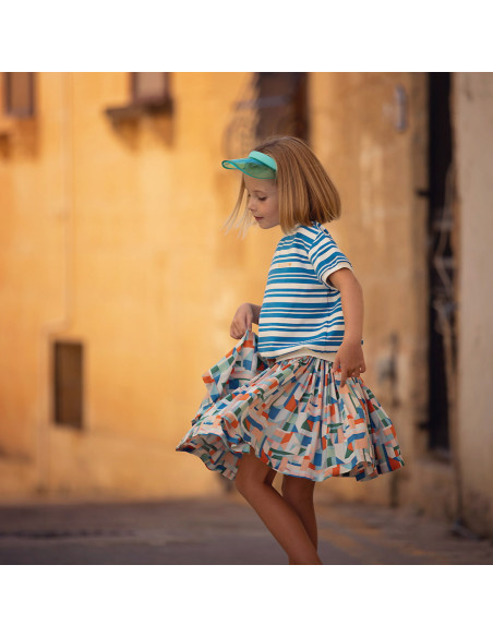 Cranberry, Satin de viscose Cubistics See you at six