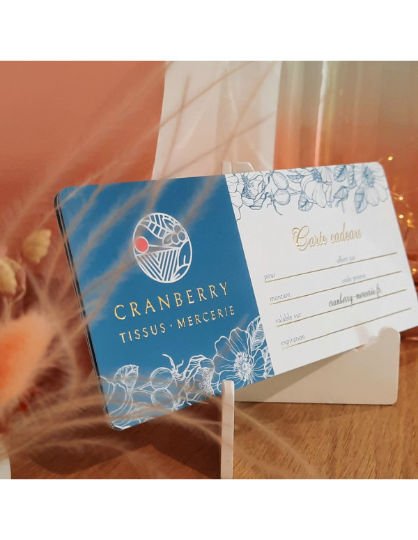 Carte cadeau Cranberry