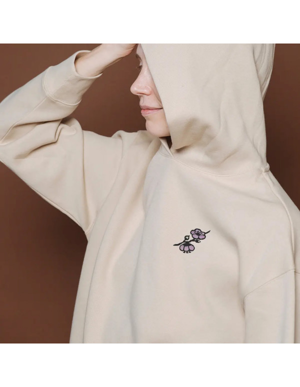 Cranberry, planche a broder Nippon, broderie sakura sushi crevette onigiri et grue origami Fukuri