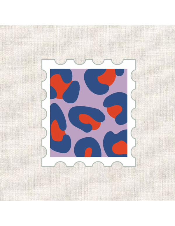 Cranberry, Kit broderie avec tambour Timbre leopard Fukuri