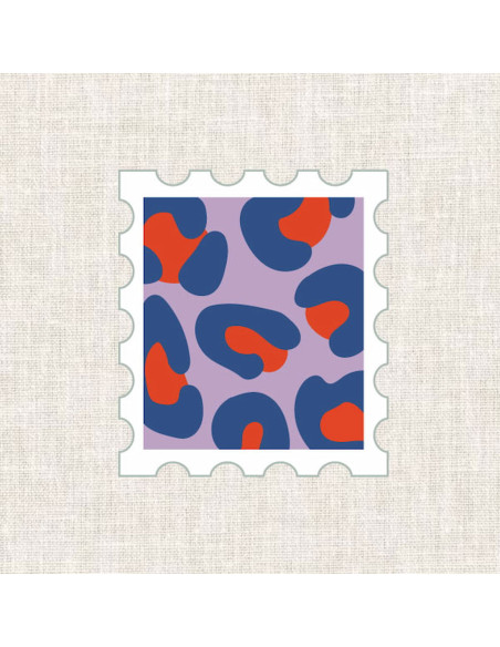 Cranberry, Kit broderie avec tambour Timbre leopard Fukuri