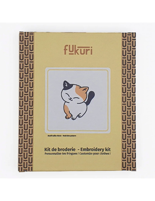 Cranberry, Kit broderie avec tambour Chat Fukuri