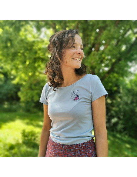 Patron pochette Femme, T-shirt Camélia (du 32 au 52)