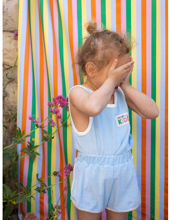 Cranberry, Patron pochette tshirt marcel, short et robe Scoubidou bebe du 6 au 24 mois et enfant du 3 au 12 ans, Marmai
