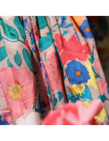 Cranberry, tissu batiste de coton biologique lily jardins anglais madame iris 2