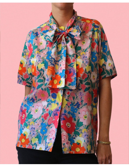 Cranberry, tissu batiste de coton biologique lily jardins anglais madame iris