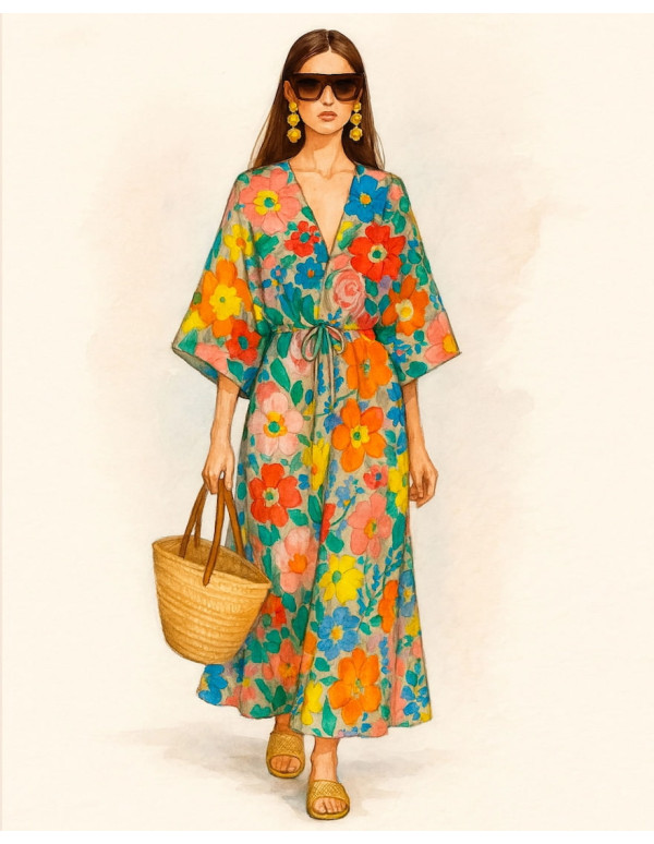 Cranberry, tissu batiste de coton biologique lily jardins anglais madame iris