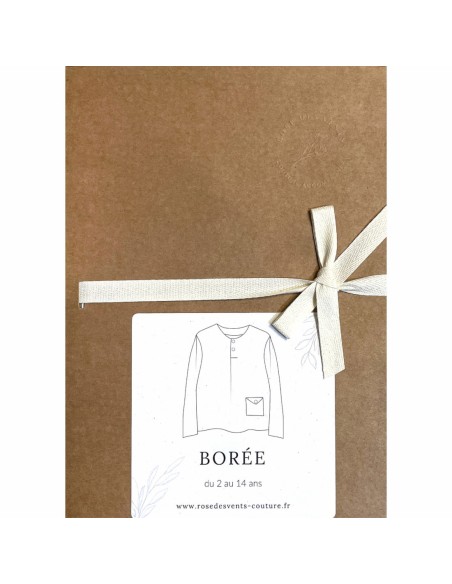 Cranberry, Patron Garçon, Tunique Borée (du 2 au 14 ans), Rose des Vents