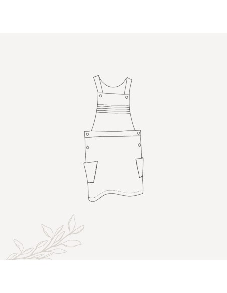 Cranberry, Patron Fille, Robe Eissaure (du 2 au 14 ans), Rose des Vents