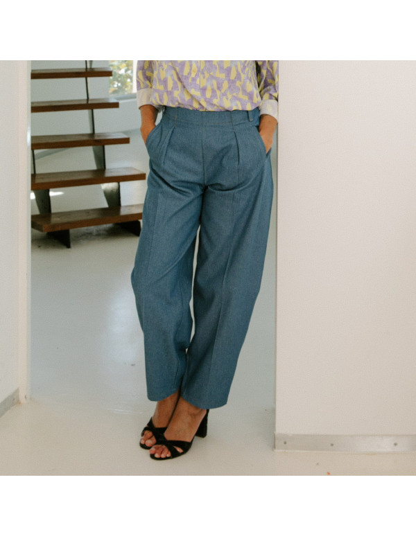 Cranberry, patron femme pantalon andrea du 34 au 52 Maison Fauve