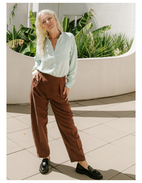 Cranberry, patron femme pantalon andrea du 34 au 52 Maison Fauve