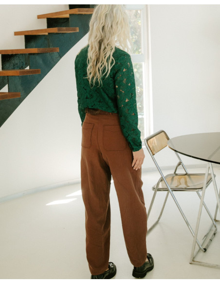 Cranberry, patron femme pantalon andrea du 34 au 52 Maison Fauve