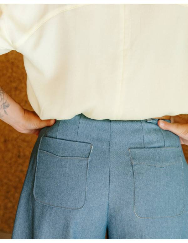 Cranberry, patron femme pantalon andrea du 34 au 52 Maison Fauve