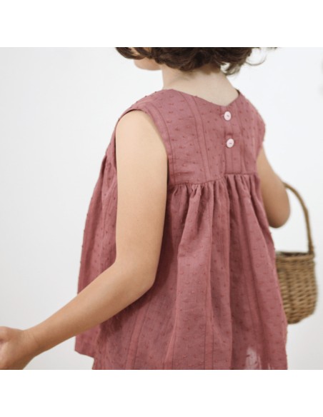 Cranberry, Patron Fille, Blouse Lombarde (du 2 au 14 ans), Rose des Vents