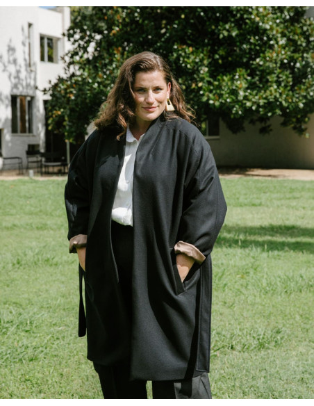 Cranberry, patron femme manteau marcello du 34 au 52 Maison Fauve