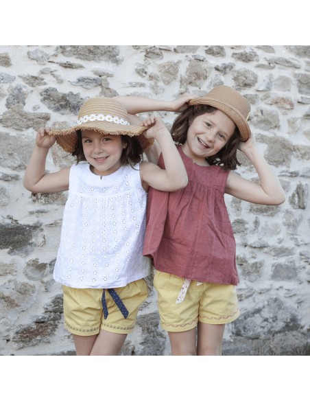 Cranberry, Patron Fille, Blouse Lombarde (du 2 au 14 ans), Rose des Vents