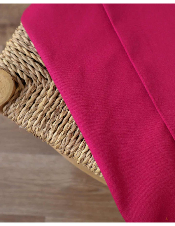 cranberry gabardine legere et stretch de coton rose super pink lise tailor