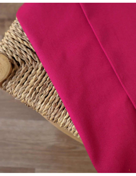 cranberry gabardine legere et stretch de coton rose super pink lise tailor