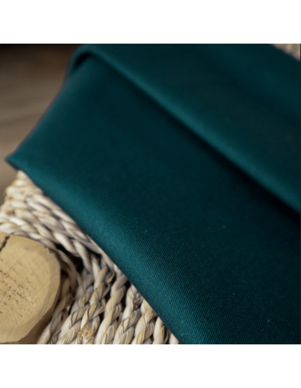 cranberry gabardine legere et stretch de coton vert sapin lise tailor