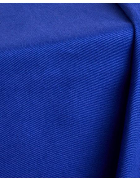 Cranberry serge de coton gabardine bleue hypnotik blue atelier brunette