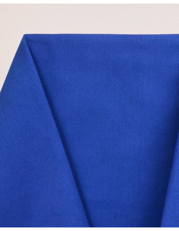 Cranberry serge de coton gabardine bleue hypnotik blue atelier brunette