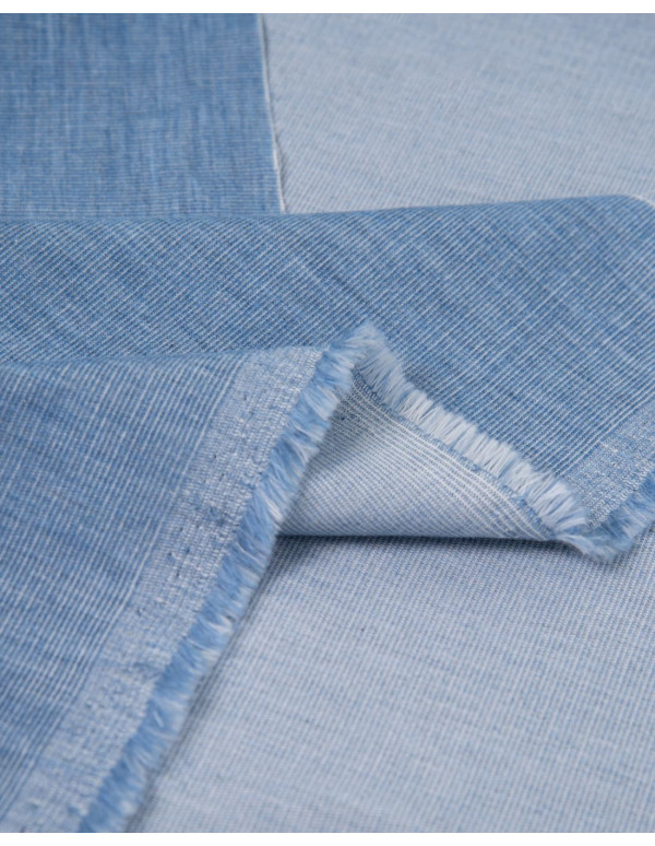 Cranberry velours milleraies de coton velours tissé light blue bleu leger atelier brunette